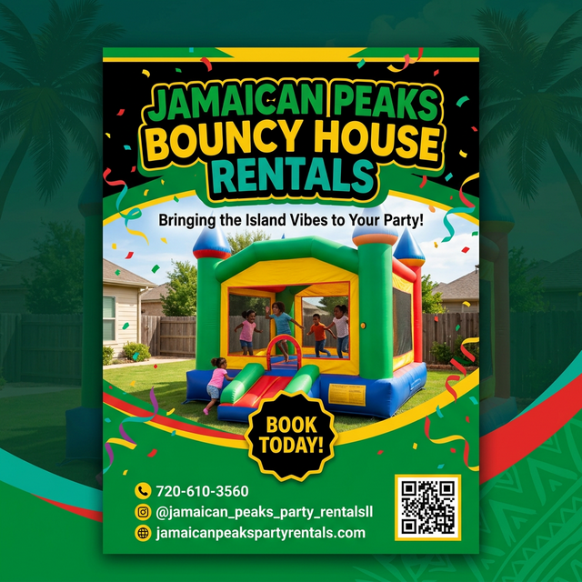 Jamaican Peaks promotional flier